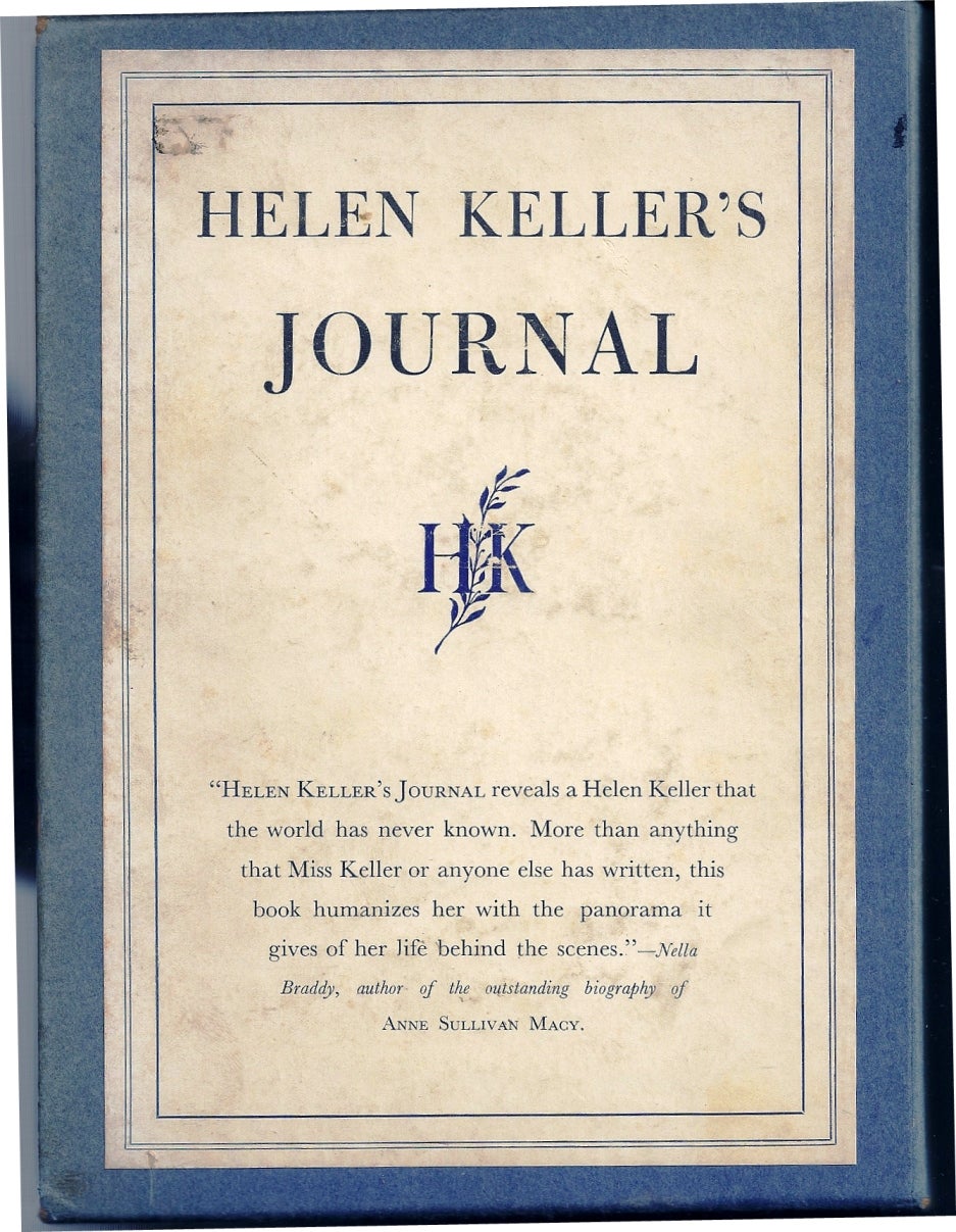 HELEN KELLER'S JOURNAL 1936-1937 by Helen KELLER on Charles Agvent