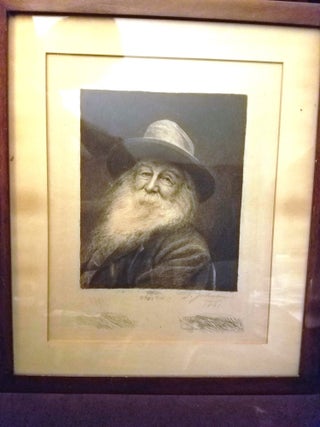 Item #019347 PORTRAIT OF WALT WHITMAN. Walt WHITMAN, Thomas JOHNSON