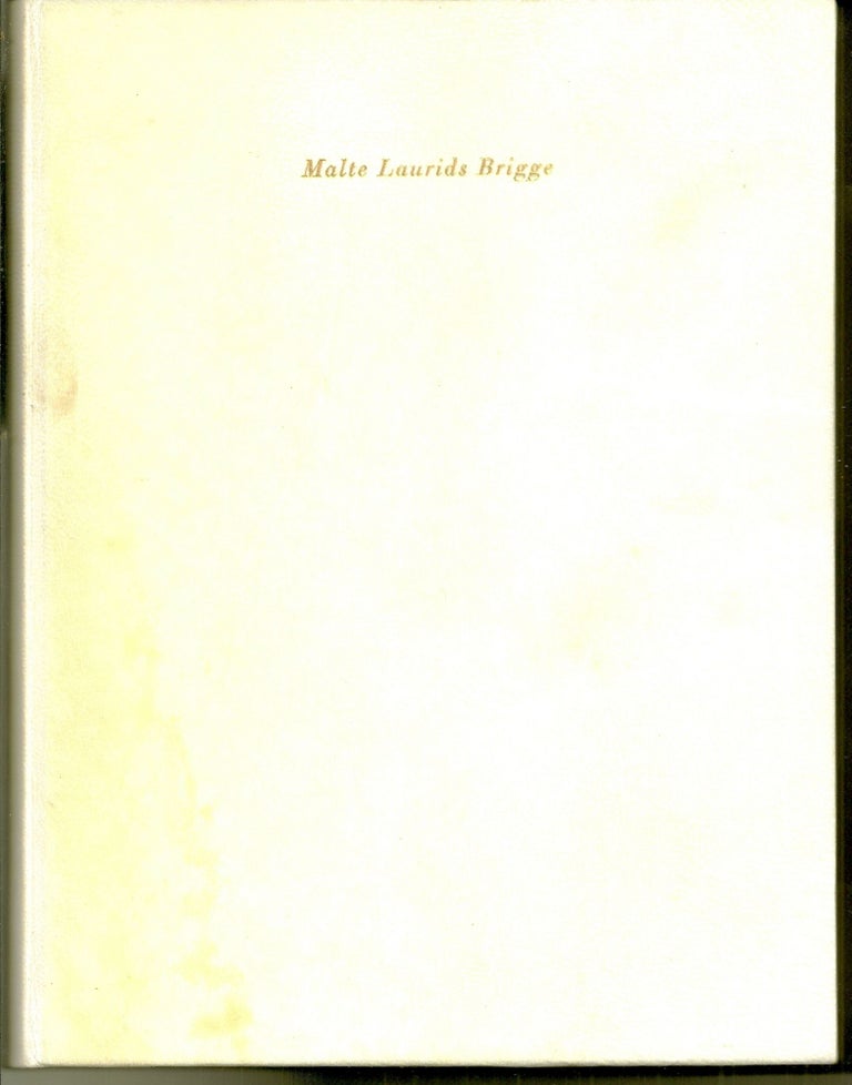 Item #019412 THE NOTEBOOKS OF MALTE LAURIDS BRIGGE. Rainer Maria RILKE.