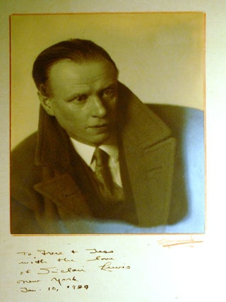 Item #019484 SIGNED PHOTOGRAPH. Sinclair LEWIS