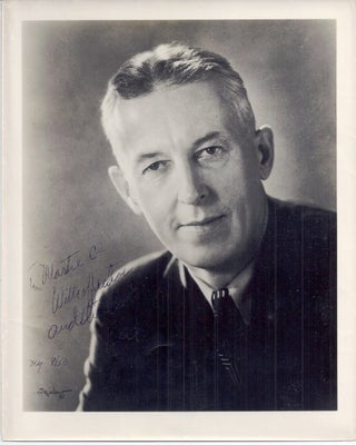 Item #019790 SIGNED PHOTOGRAPH. ALCOHOLICS ANONYMOUS, Bill WILSON