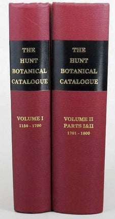 Item #019905 CATALOGUE OF BOTANICAL BOOKS IN THE COLLECTION OF RACHEL McMASTERS MILLER HUNT. Jane...