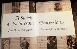 Item #019934 A STATELY & PICTURESQUE PROCESSION. Lion Heart Autographs Twenty-fifth Anniversary....