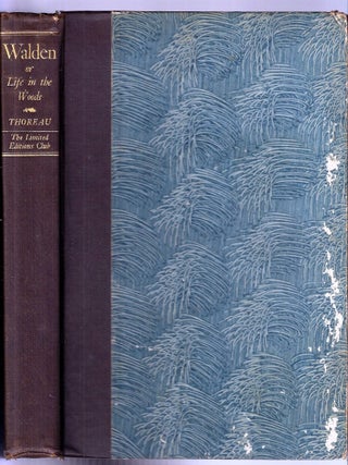 Item #019944 WALDEN OR LIFE IN THE WOODS. Henry David THOREAU