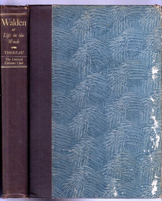 Item #019944 WALDEN OR LIFE IN THE WOODS. Henry David THOREAU
