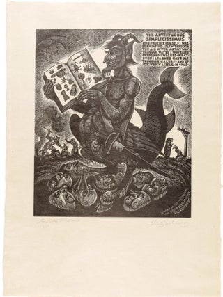 Item #019987 THE ADVENTURES OF SIMPLICISSIMUS: Portfolio of 36 SIGNED Prints; Printed from the...