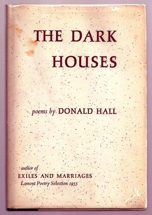 Item #020271 THE DARK HOUSES. Donald HALL