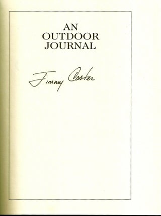 Item #020518 AN OUTDOOR JOURNAL. Jimmy CARTER