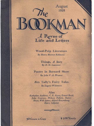 Item #020552 THE BOOKMAN. A Revue of Life and Letters. D. H. LAWRENCE, Upton SINCLAIR, et. al