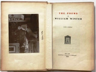 Item #020580 THE POEMS OF WILLIAM WINTER. William WINTER