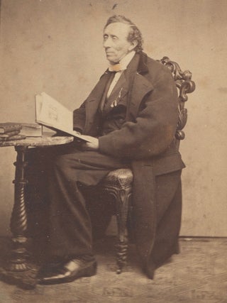 Item #020626 SIGNED CARTE-DE-VISITE PHOTOGRAPH. Hans Christian ANDERSEN