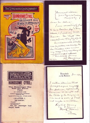 Item #020654 ARCHIVE OF TWO AUTOGRAPH LETTERS SIGNED (ALSs) with Fine Content to Frank Holme with...