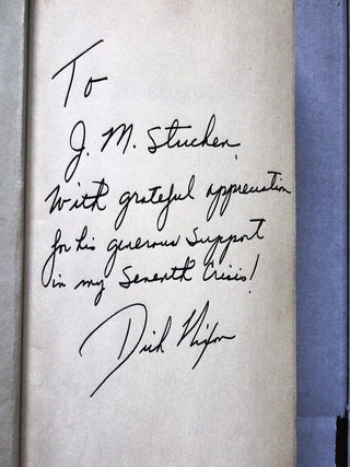 Item #020696 SIX CRISES. Richard NIXON
