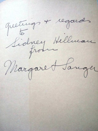 Item #020697 MARGARET SANGER. AN AUTOBIOGRAPHY. Margaret SANGER