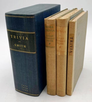 Item #020759 TRIVIA Printed from the Papers of Anthony Woodhouse, Esq. with TRIVIA with MORE...