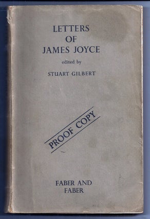 Item #020778 LETTERS OF JAMES JOYCE. James JOYCE, Stuart GILBERT