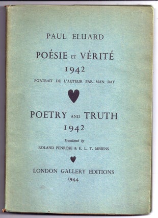 Item #020803 POÉSIE ET VÉRITÉ 1942. POETRY AND TRUTH 1942. Paul ELUARD
