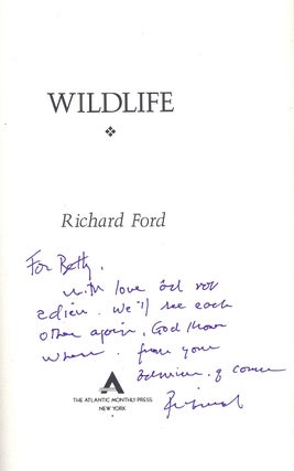 Item #020816 WILDLIFE. Richard FORD