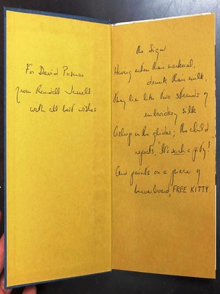 Item #020873 A SAD HEART AT THE SUPERMARKET with a Complete MANUSCRIPT of His Poem "The Sign"...