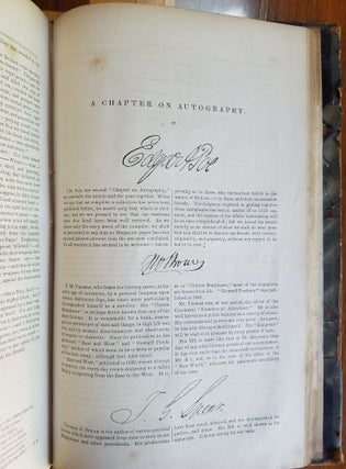 Item #021035 GRAHAM'S MAGAZINE. Vol. XIX: June 1841 - December 1841. Edgar Allan POE
