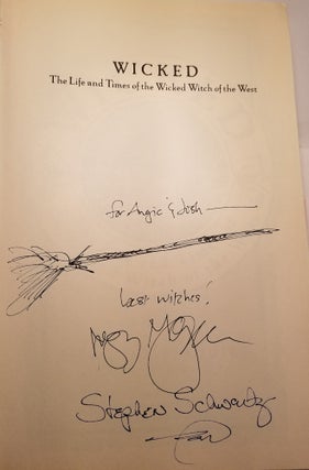 Item #021103 WICKED. The Life and Times of the Wicked Witch of the West. Gregory MAGUIRE
