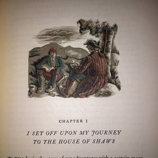 Item #021164 KIDNAPPED. BEING MEMOIRS OF THE ADVENTURES OF DAVID BALFOUR IN THE YEAR 1751. Robert...