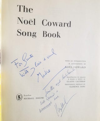 Item #021225 THE NOEL COWARD SONG BOOK. Noel COWARD