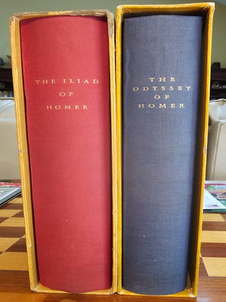 Item #021406 THE ODYSSEY OF HOMER and THE ILIAD OF HOMER. HOMER