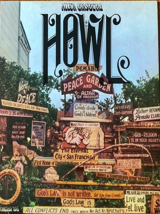 Item #021454 HOWL: 33 1/3 rpm Vinyl Record Album. Allen GINSBERG