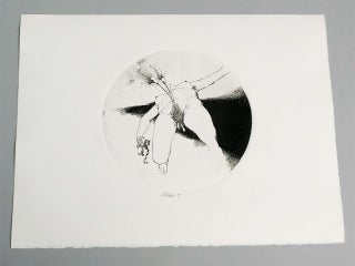 Item #021525 THE DEATH OF THE NARCISSUS. Eleven Botanico-Erotic Etchings. Barry MOSER