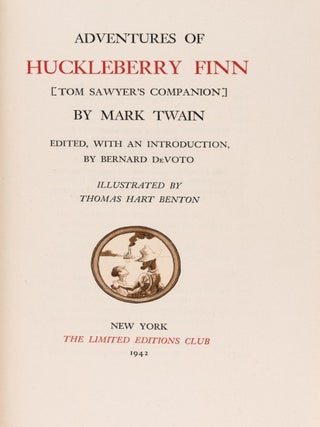 Item #021549 THE ADVENTURES OF HUCKLEBERRY FINN. Mark TWAIN, Samuel CLEMENS
