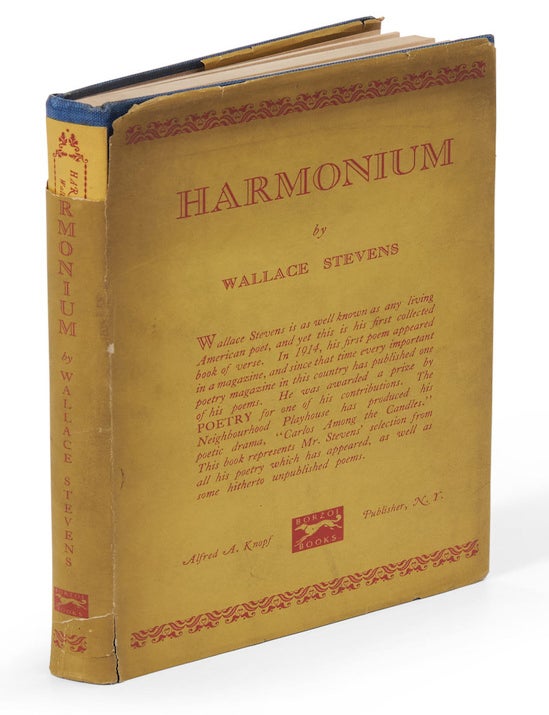 Item #021636 HARMONIUM. Wallace STEVENS.