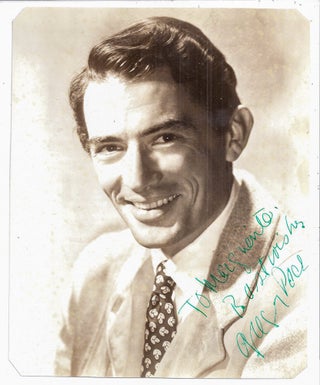 Item #021694 SIGNED PHOTOGRAPH. Gregory PECK