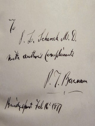 Item #021755 STRUGGLES AND TRIUMPHS; OR, FORTY YEARS' RECOLLECTIONS OF P. T. BARNUM. Written by...