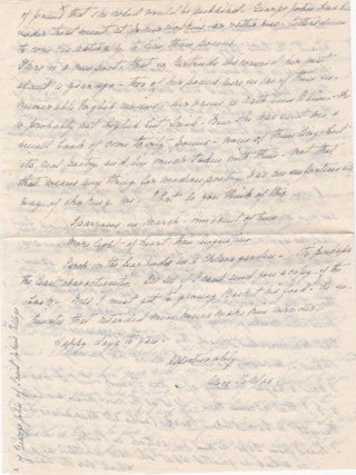 Item #021789 AUTOGRAPH LETTER SIGNED (ALS). Alice B. TOKLAS