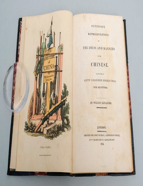 Item #021853 PICTURESQUE REPRESENTATIONS OF THE DRESS AND MANNERS OF THE CHINESE. William ALEXANDER.