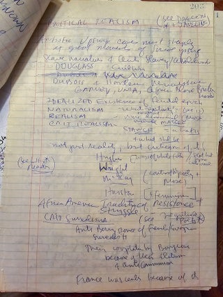 Item #022171 AUTOGRAPH MANUSCRIPT: Naropa Lectures. Amiri BARAKA, LeRoi JONES