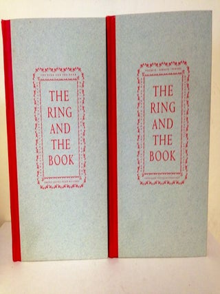 Item #022327 THE RING AND THE BOOK. Robert BROWNING