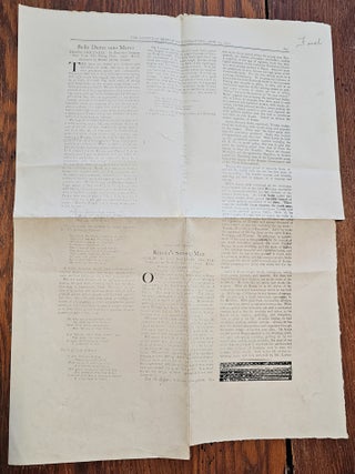 Item #022400 BELLE DAME SANS MERCI: PROOF of Canby's Review of Dorothy Parker's DEATH AND TAXES....