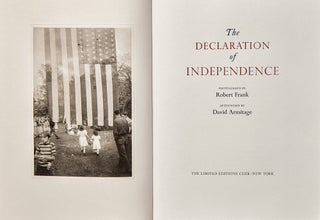 Item #022458 THE DECLARATION OF INDEPENDENCE