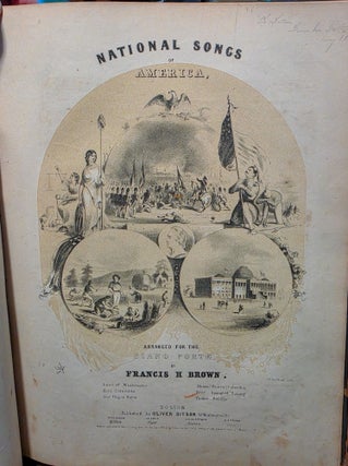 Item #022499 THE STAR SPANGLED BANNER from NATIONAL SONGS OF AMERICA. Francis Scott KEY