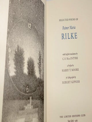 Item #022509 SELECTED POEMS OF RAINER MARIA RILKE. Rainer Maria RILKE