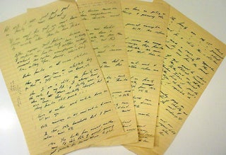 Item #022512 MANUSCRIPT NOTES FOR CAMPAIGN SPEECH. Jimmy CARTER