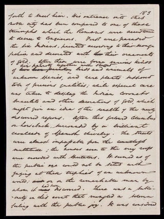 THE LIFE AND VOYAGES OF CHRISTOPHER COLUMBUS in Original Boards with AUTOGRAPH MANUSCRIPT (AM)...