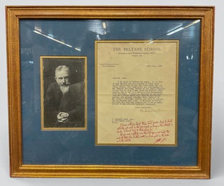 Item #022543 AUTOGRAPH LETTER SIGNED (ALS). George Bernard SHAW