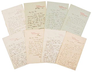 Item #022548 ARCHIVE OF 8 AUTOGRAPH LETTERS SIGNED (ALSs). John RUSKIN
