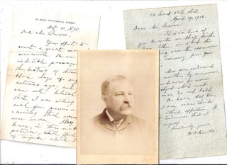 Item #022550 ARCHIVE OF 3 AUTOGRAPH LETTERS SIGNED (ALSs) with an Original Photograph Portrait...
