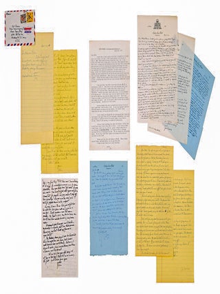 ARCHIVE OF 8 SIGNED LETTERS and a Sweatshirt