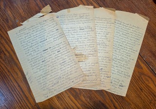 Item #022569 AUTOGRAPH MANUSCRIPT on Mid-Century African-American Literary and Social History....