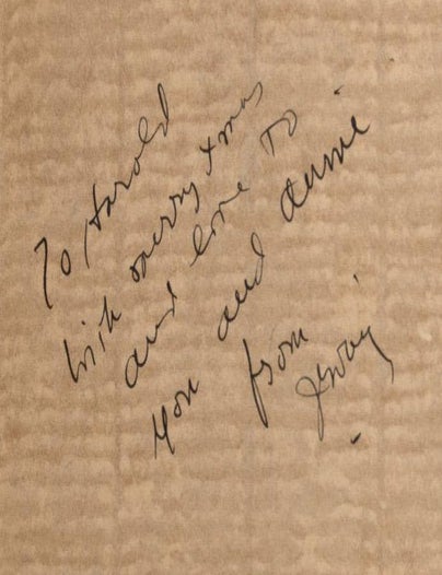 Item #022587 SONGS FROM "ANNIE GET YOUR GUN" Inscribed to Harold Arlen. Irving BERLIN.